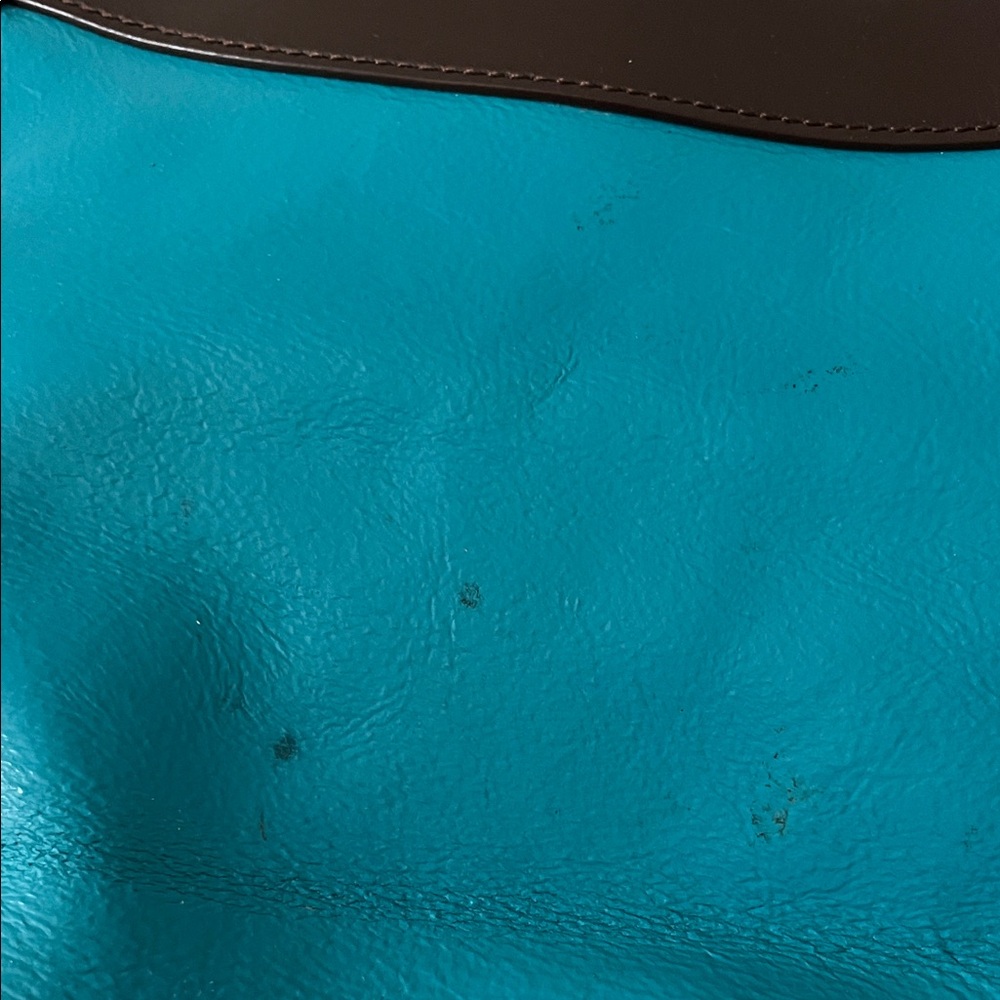 Kate Spade Blue and Brown Shoulder Bag - Picture 6 of 11